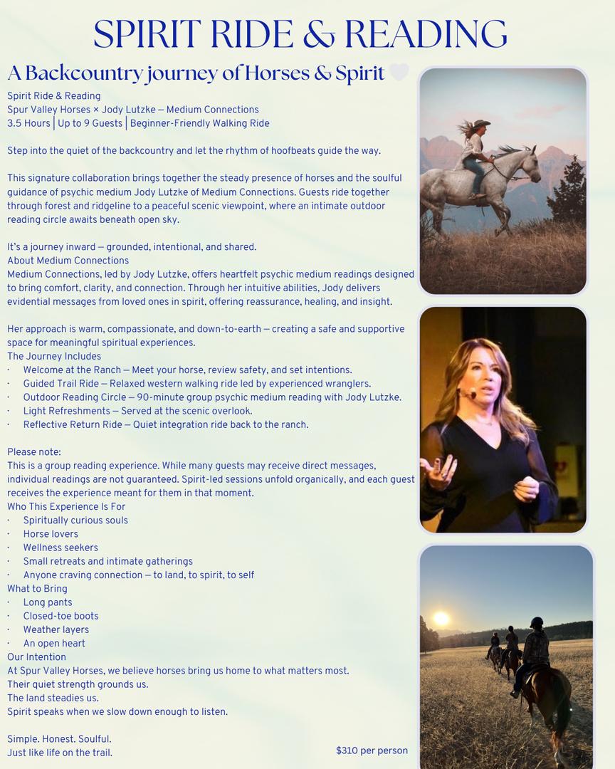 Spirit Ride & Reading